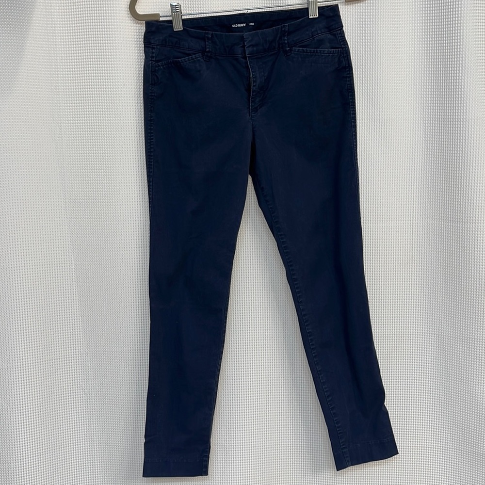 Old Navy Chino Pixie Pants Navy Blue Size 4